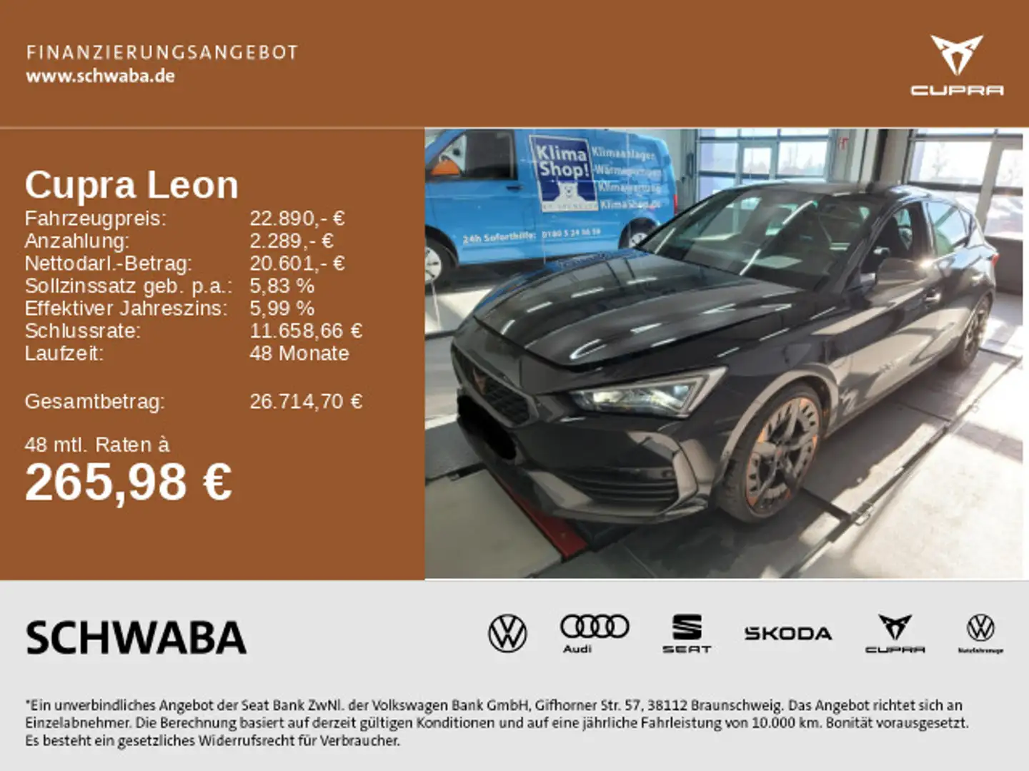 CUPRA Leon VZ 1.4 e-Hybrid DSG 8-fach bereift Zwart - 1