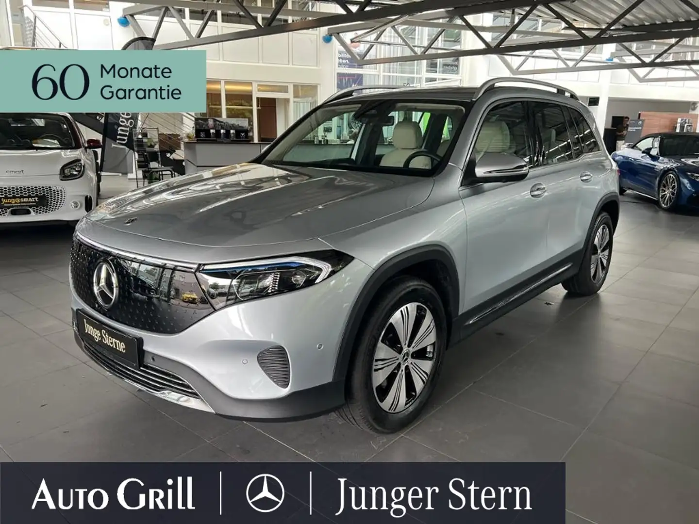 Mercedes-Benz EQB 350 4M Prog. Fahrass Distronic 360 Memory Silber - 2