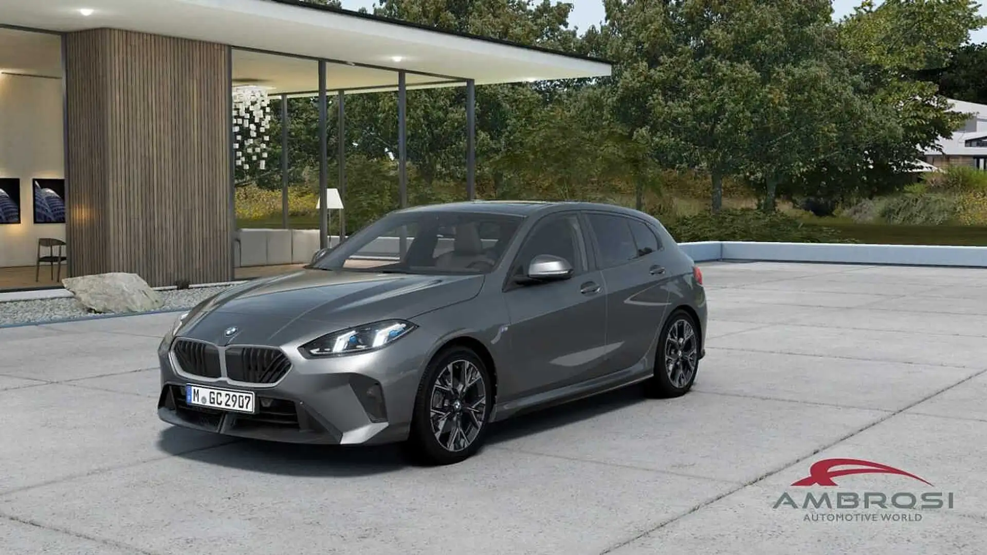 BMW 118 5-porte 118d Msport Premium Package Grau - 1