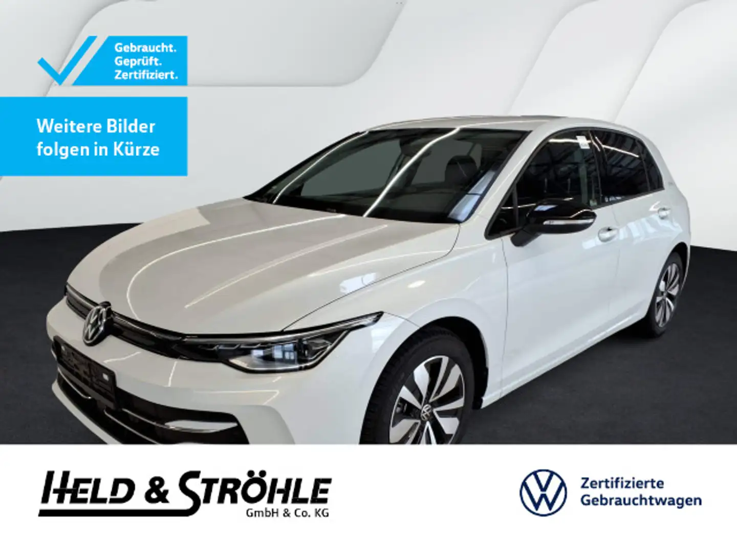 Volkswagen Golf 8 Goal 1.5 eTSI DSG AHK MATRIX NAV KAM SPFW Weiß - 1