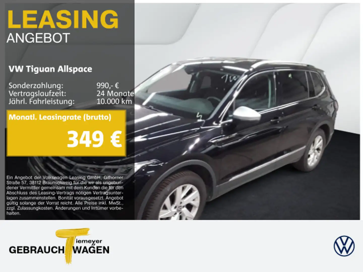 Volkswagen Tiguan Allspace 1.5 TSI DSG LIFE 7-SITZE AHK NAV Сірий - 1