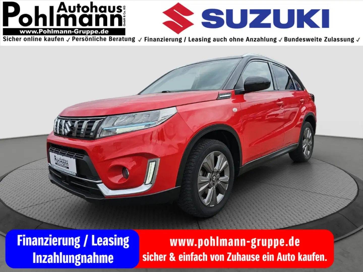 Suzuki Vitara 1.4 Comfort Hybrid LED Apple CarPlay Android Auto Noir - 1