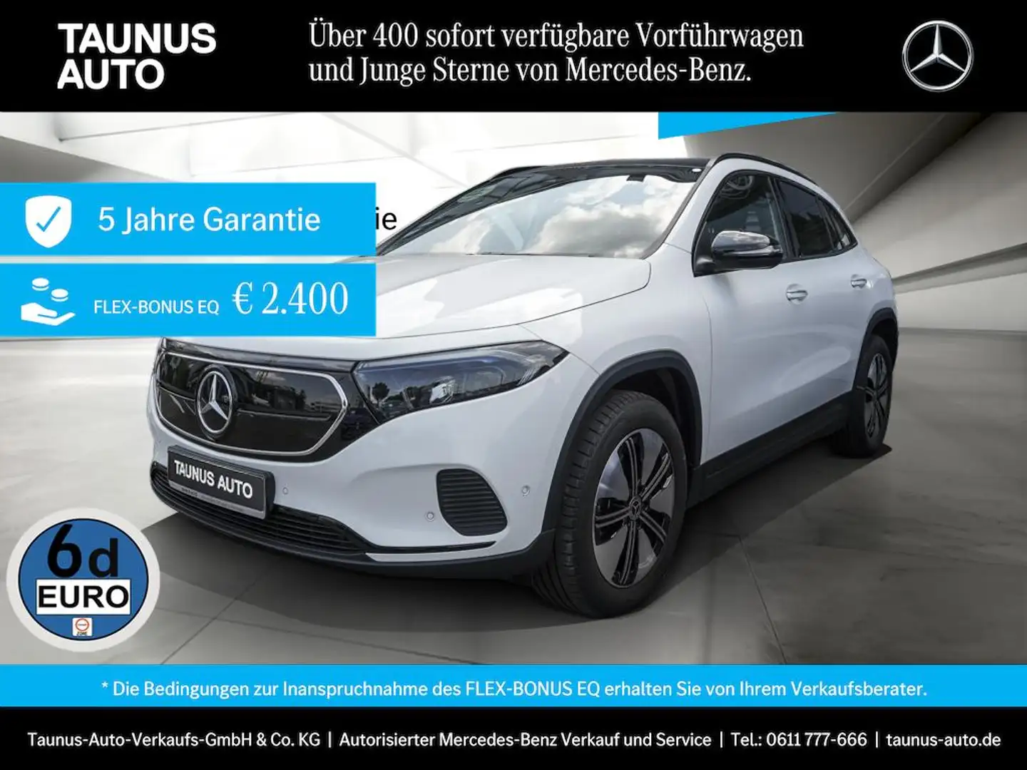 Mercedes-Benz EQA 250 PROGRESSIVE PANORAMA MBUX NIGHT MEMORY Weiß - 1