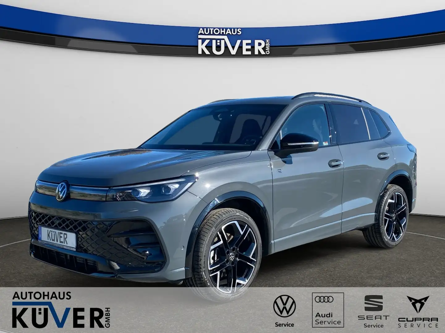 Volkswagen Tiguan R-Line 2,0 TDI DSG 4M+Navi+Pano+ACC+AHK Grau - 1