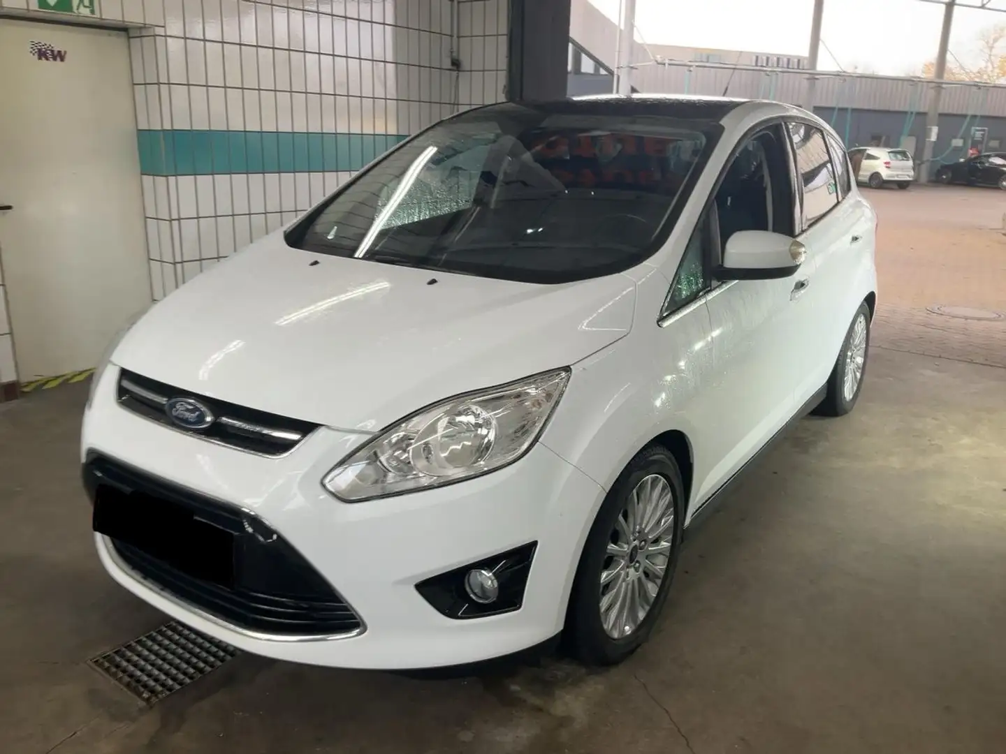 Ford C-Max 2.0 TDCi Titanium*PANO*SHZ*Tempomat*PDC Blanc - 1