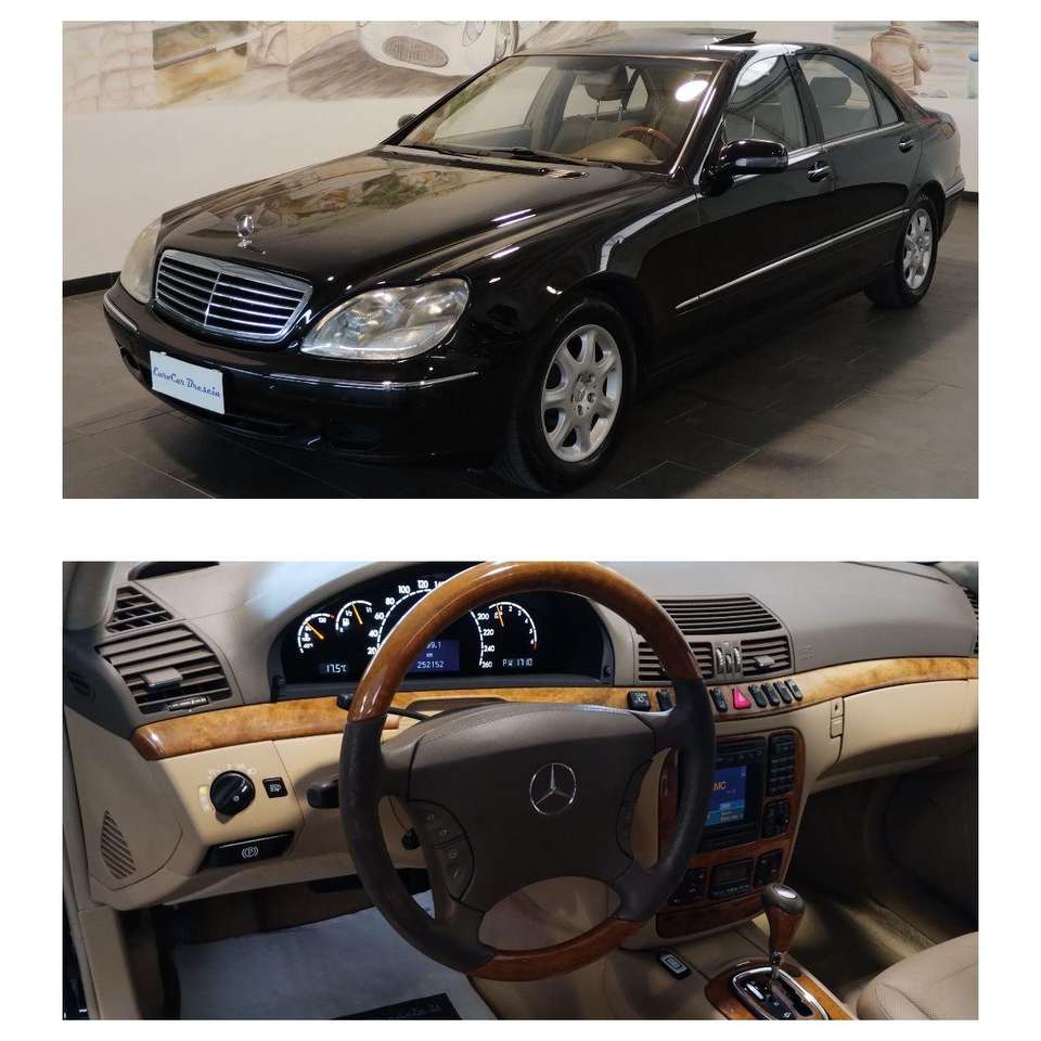 Mercedes-Benz S 500 500 - ASI - NO BOLLO - GPL - TETTO - BOSE - SEDILI
