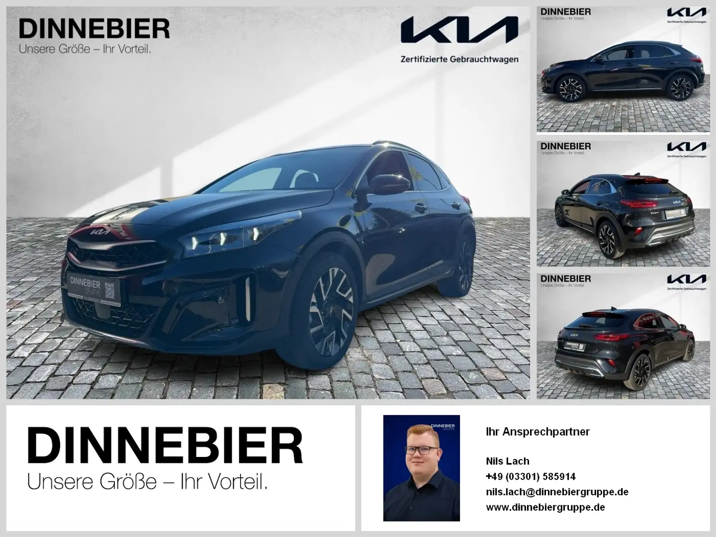 Kia XCeed 1.5T Platinum Glasdach+LED+Kamera+Navi Nero - 1