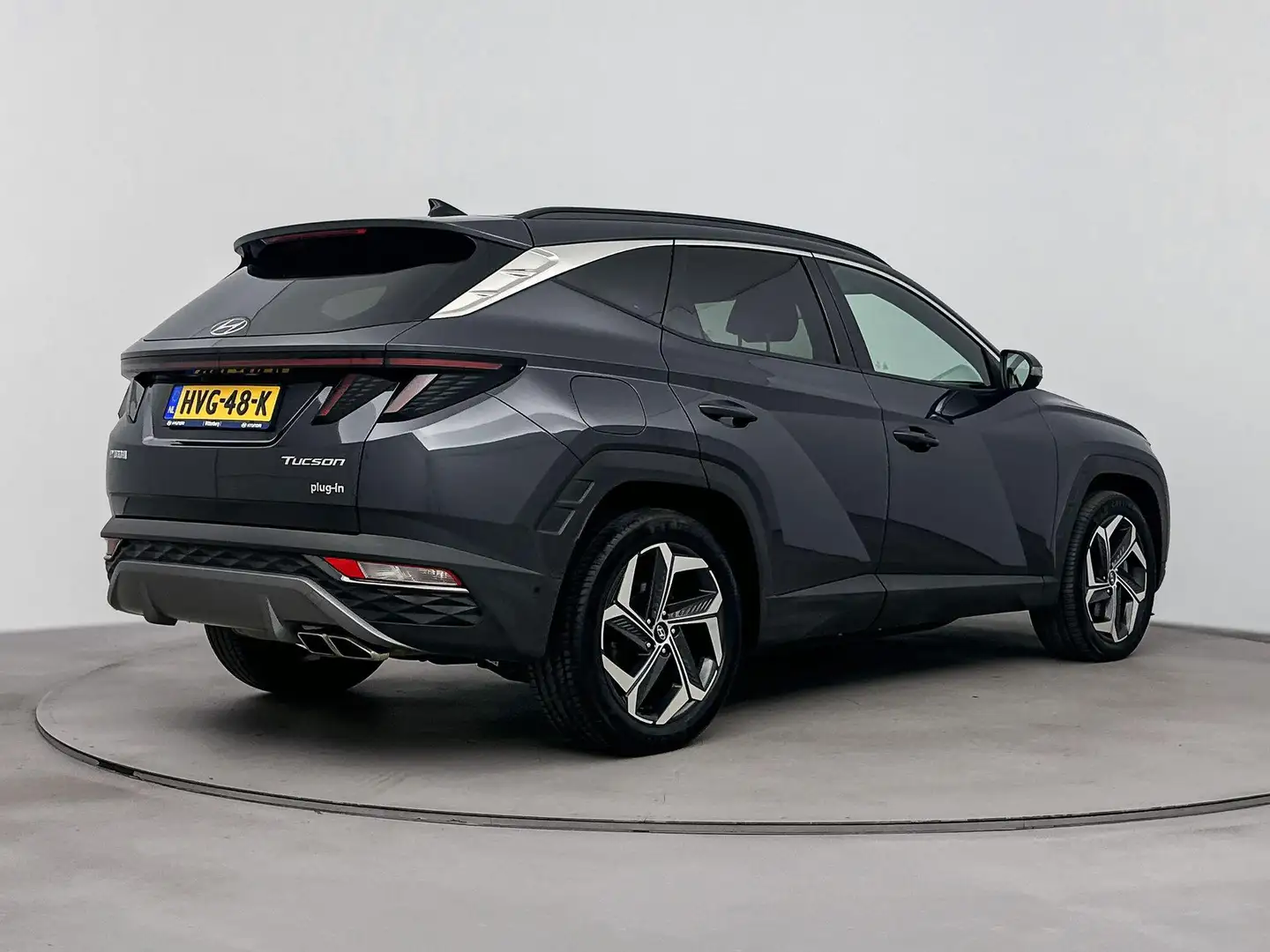 Hyundai TUCSON 1.6 T-GDI PHEV Premium 4WD | Apple carplay | Navi Grijs - 2