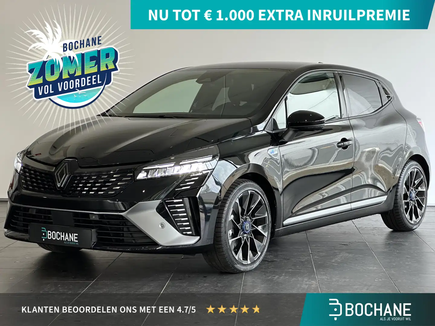 Renault Clio 1.6 E-Tech Full Hybrid 145 esprit Alpine AUTOMAAT Zwart - 1