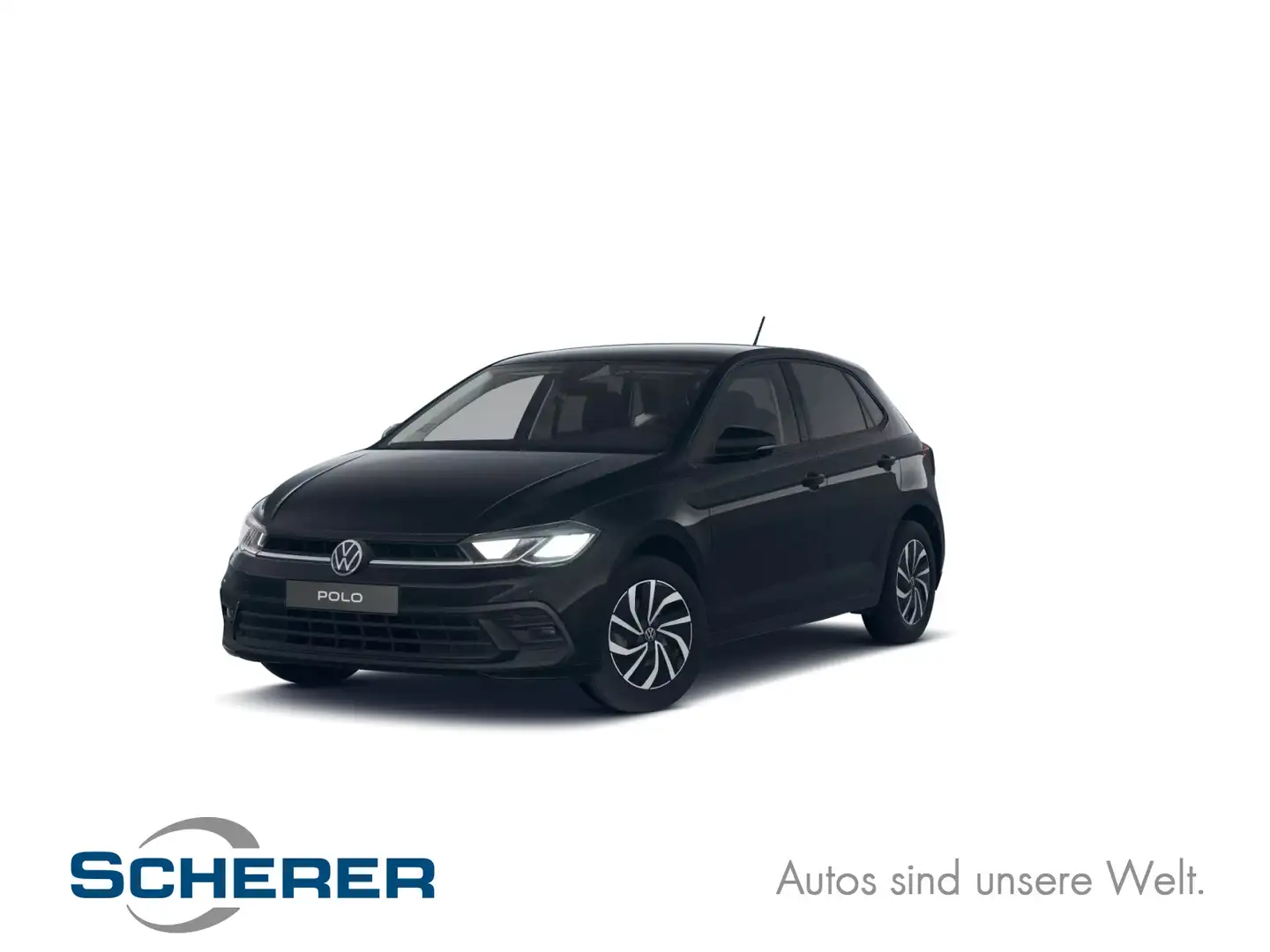 Volkswagen Polo 1,0 TSI Lane Assist/App Connect/LED/u.v.m. Schwarz - 1