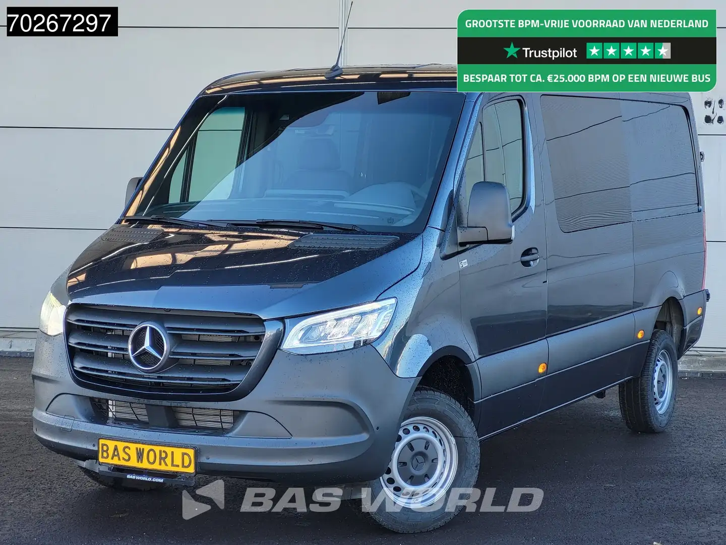 Mercedes-Benz Sprinter 315 CDI Automaat L2H1 3500kg trekhaak Camera PDC A Grijs - 1