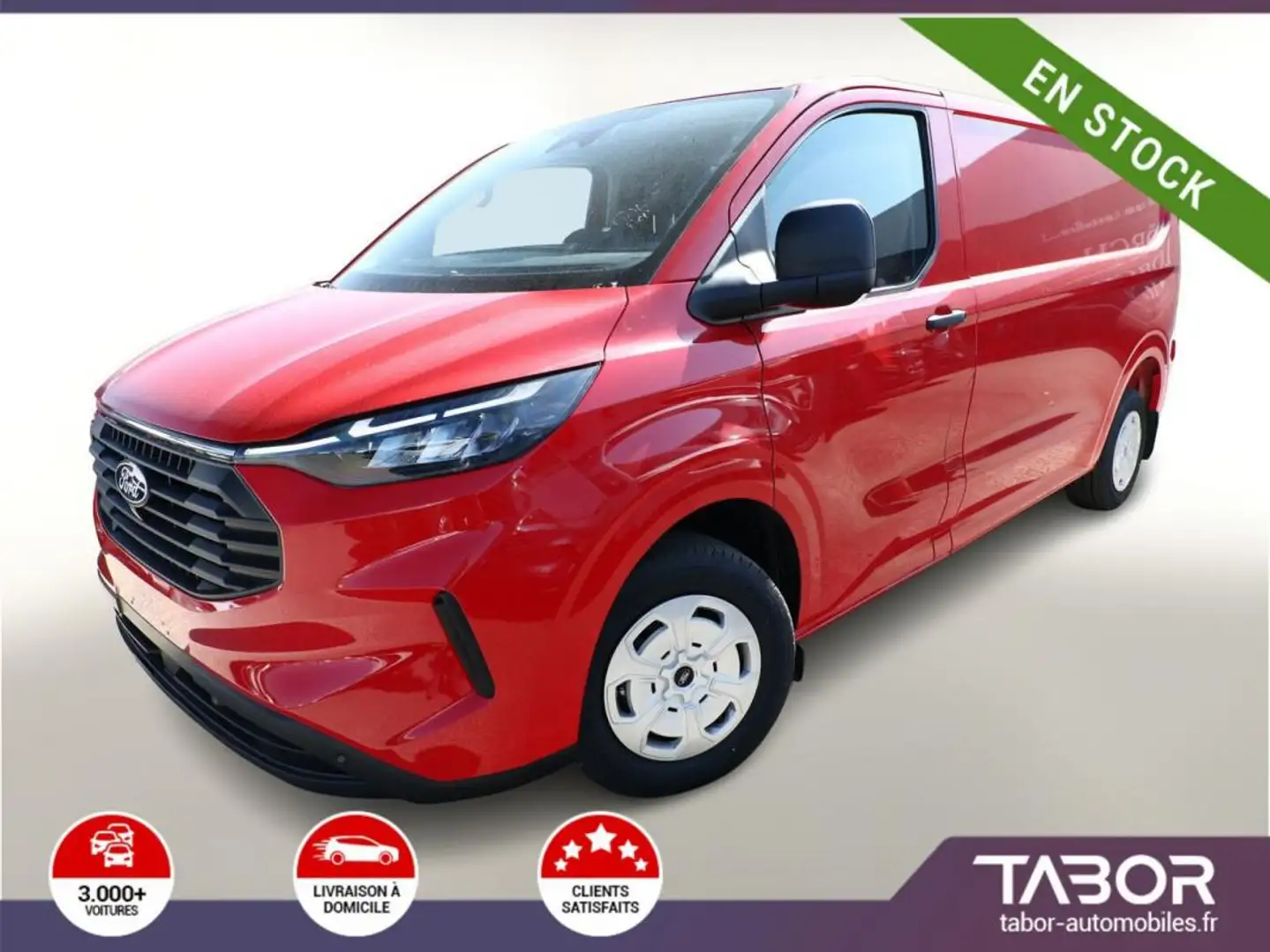 Ford Transit Custom 2.0 TDCi 170 Aut 320 L2 Rouge - 1