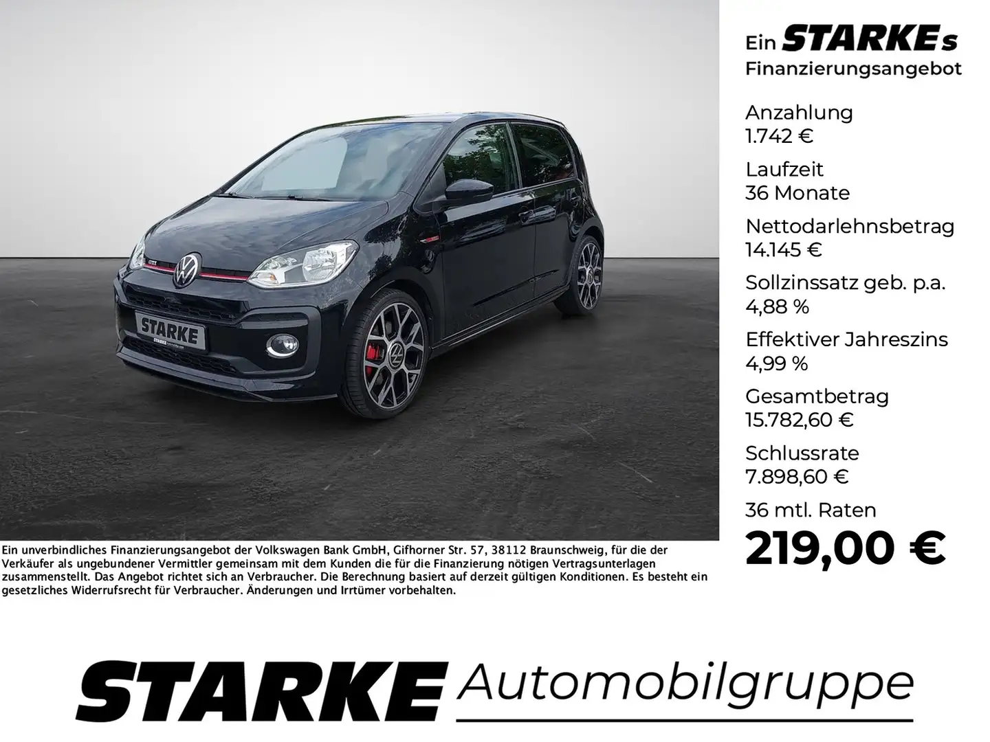Volkswagen up! GTI 1.0 TSI Noir - 1