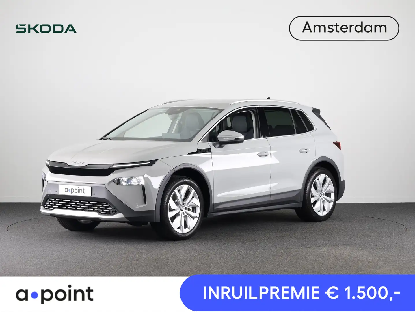 Skoda Elroq 85 Business Edition Tour 286 pk | Business Upgrade Grijs - 1