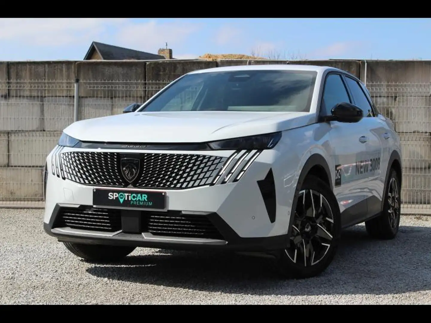 Peugeot 3008 Allure Hybrid -LEDER-GLAS.DAK- Fehér - 1