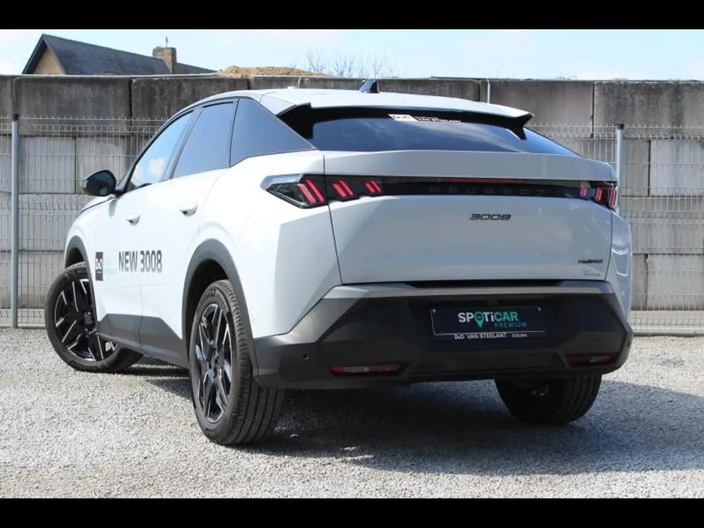 Peugeot 3008 Allure Hybrid -LEDER-GLAS.DAK- Fehér - 2