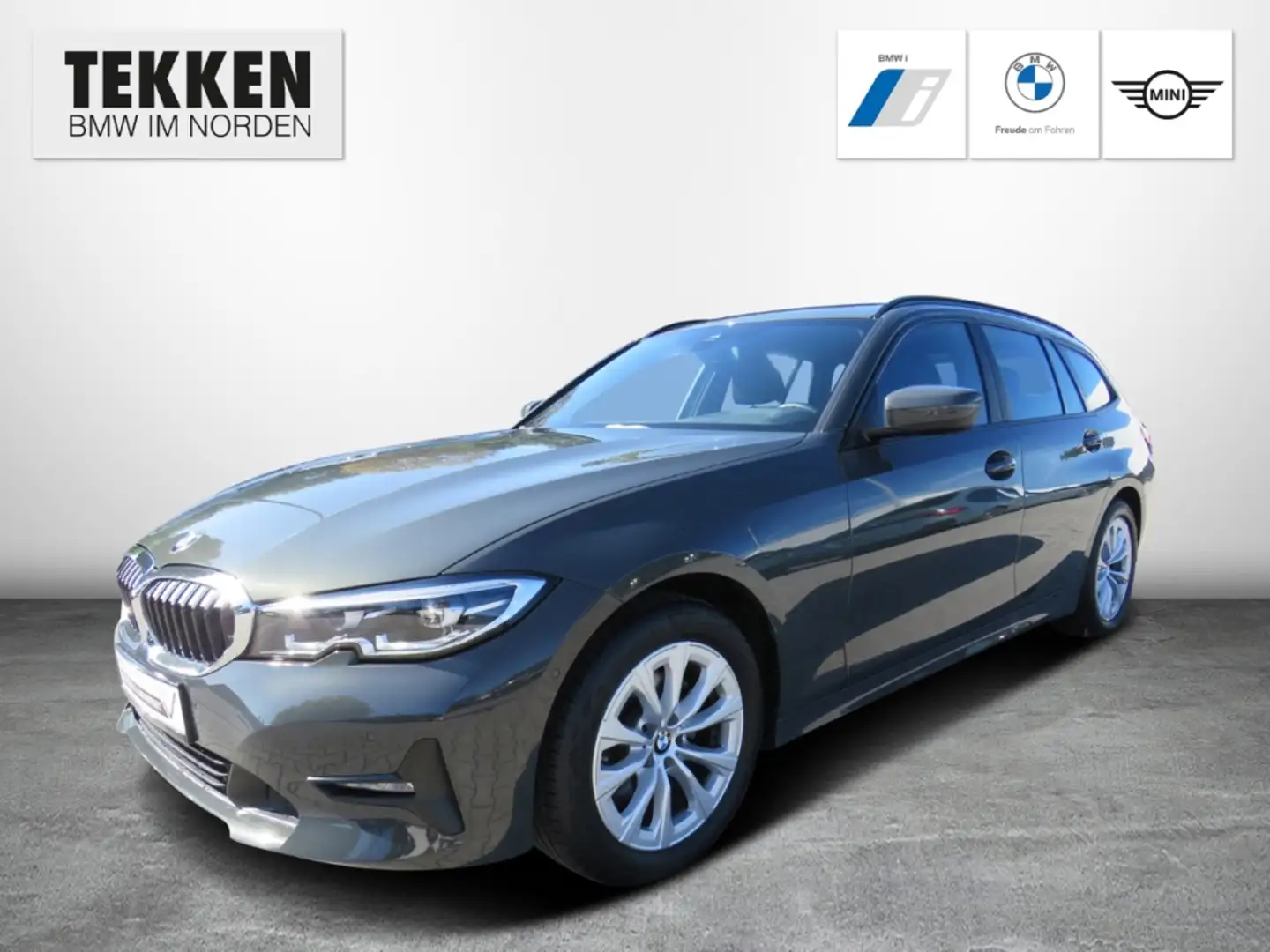BMW 320 i Advantage Touring  A Park-Assistent Gris - 1