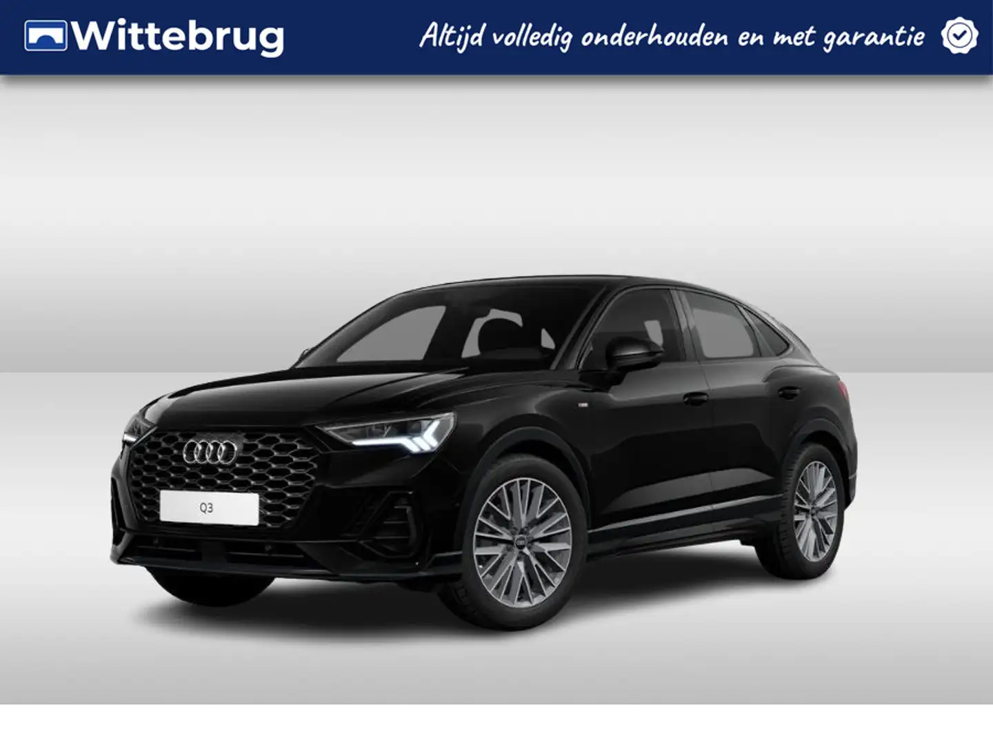 Audi Q3 Sportback 35 TFSI 150pk s-tronic S Edition Competi Zwart - 1