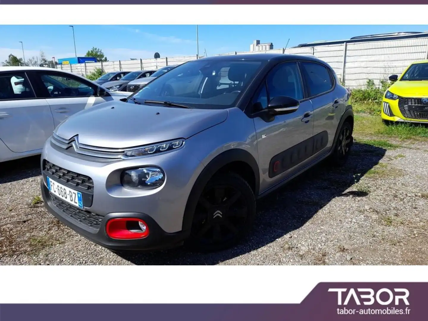 Citroen C3 1.2 PT 110 Elle GPS LaneA radars Gris - 2