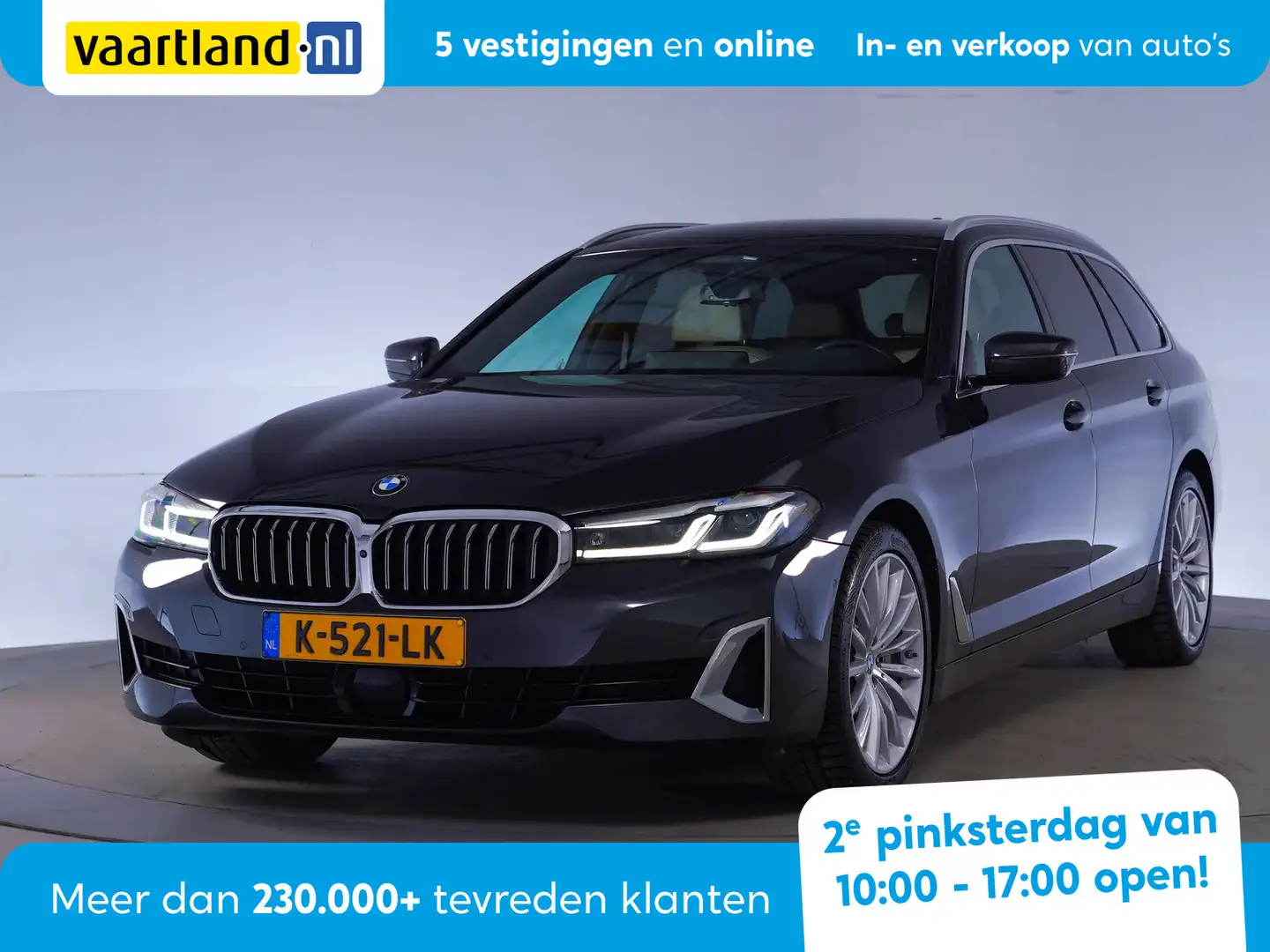 BMW 530 5-serie 530i Luxury Line 251pk FACELIFT Aut. [ Hea Gri - 1