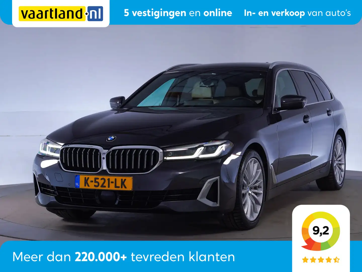 BMW 530 5-serie 530i Luxury Line 251pk FACELIFT Aut. [ Hea Grijs - 1