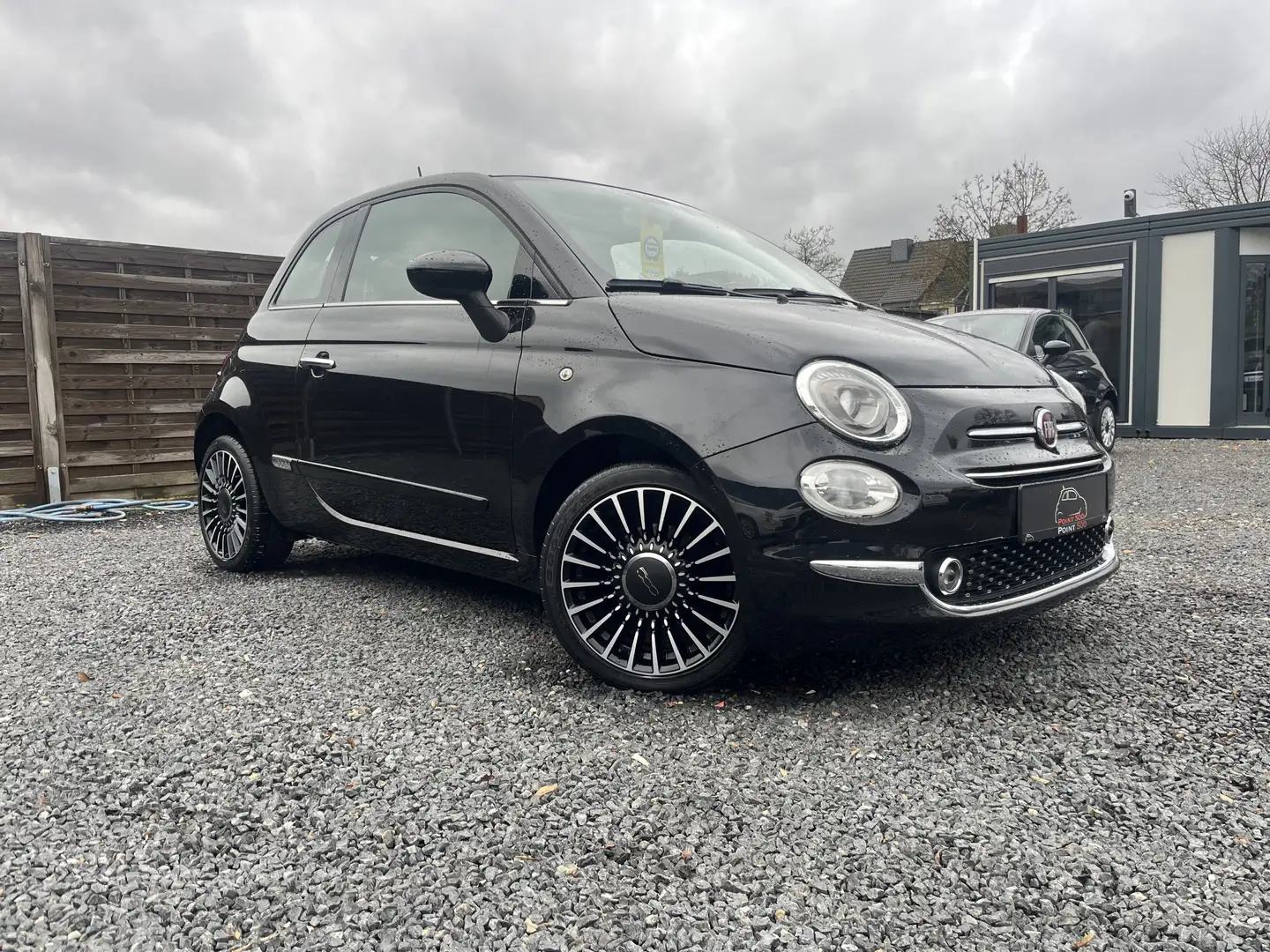 Fiat 500 AUTOMATIK PANO 86PS RIESENAUSWAHL FIAT500!!! Schwarz - 2