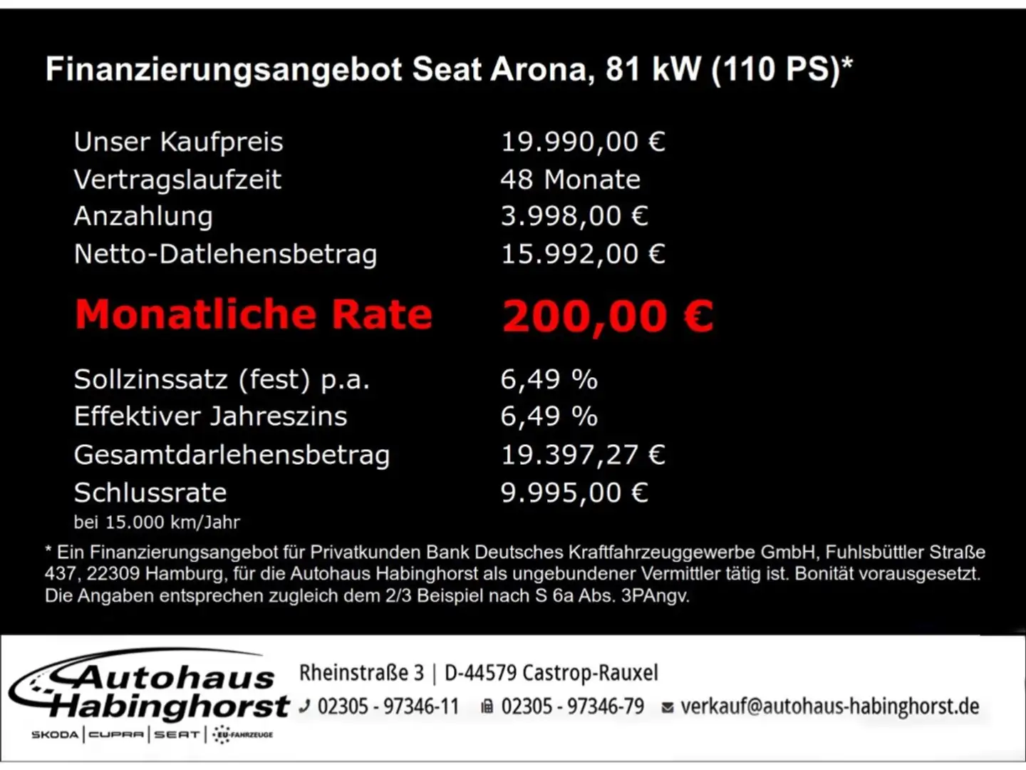 SEAT Arona 1.0 TSI Style Kamera ParkAssist Navi Full Link ACC Red - 2