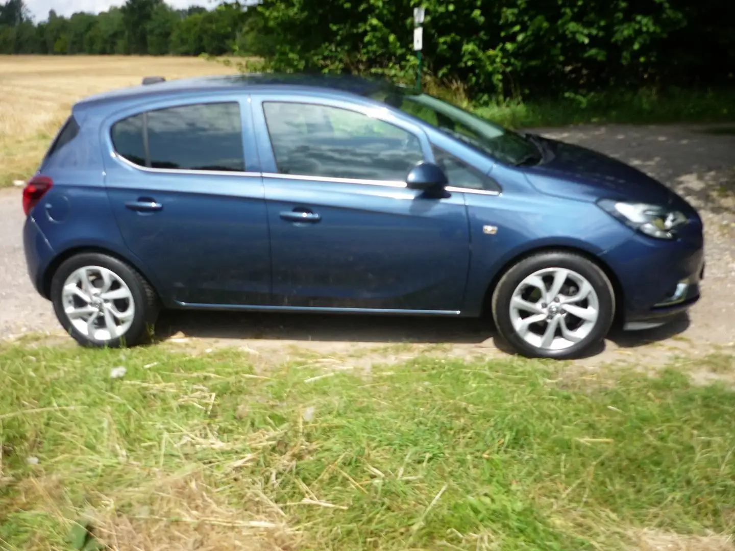 Opel Corsa E,Bi-XenonSHZ,PDC.hin.Beheiz.Lenkrad. Blau - 1