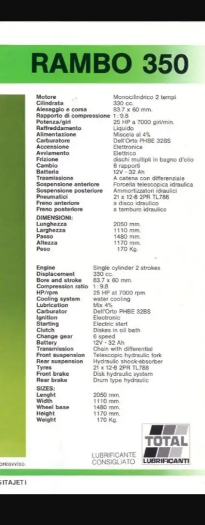 Italjet Rambo 350 Argento - 2