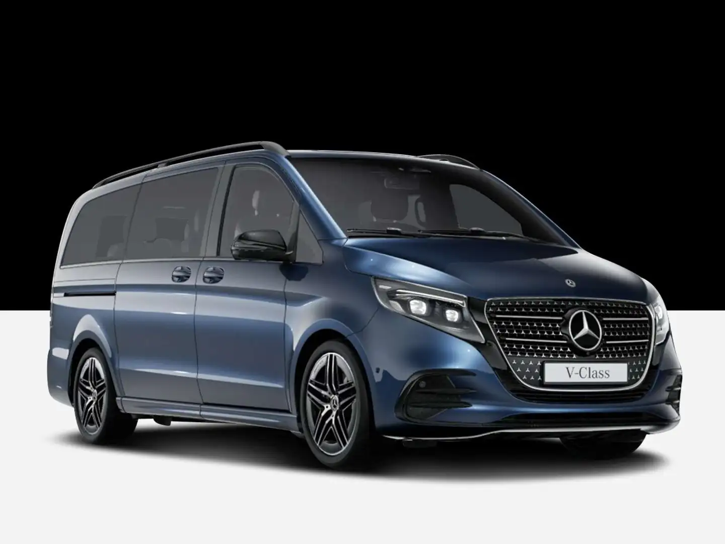 Mercedes-Benz V 300 V 300 d 4MATIC AVANTGARDE Lang  AMG Line/Basic/LED Bleu - 1