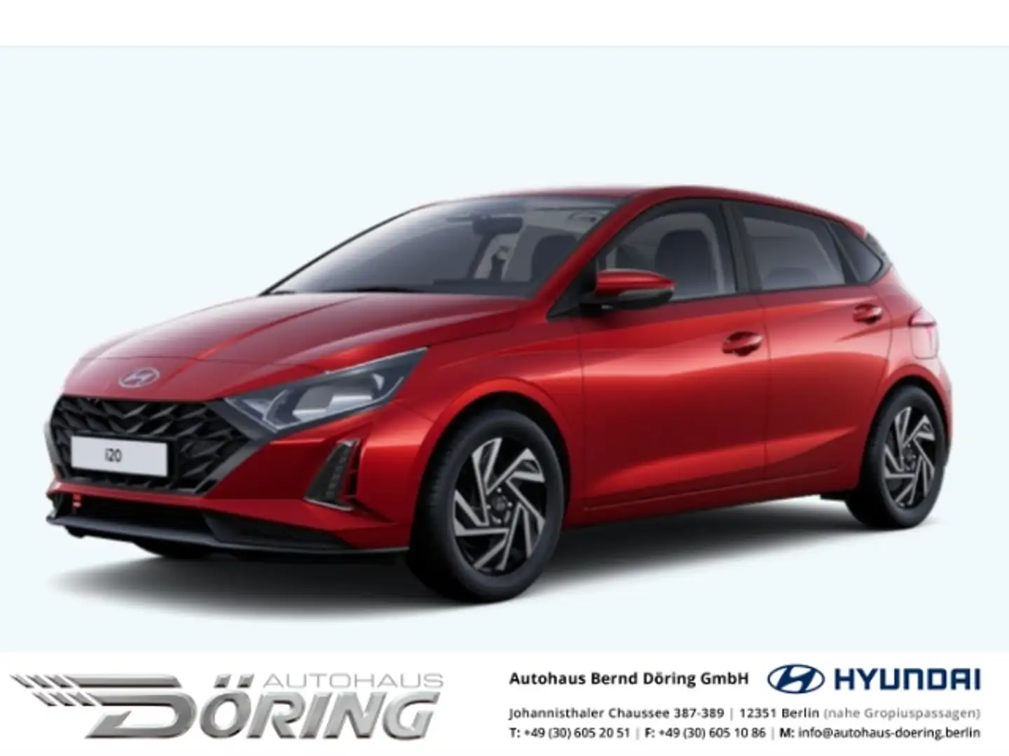 Hyundai i20 Trend 1.0 Turbo Automatik (100 PS) Klima Roşu - 1