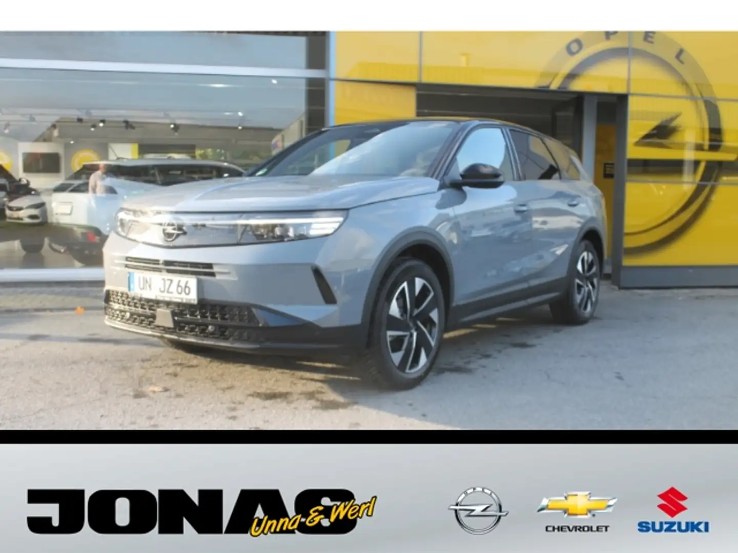 Opel Grandland GS Navi AHK RKamera 180° HeadUp elek. Heckklappe Grau - 1