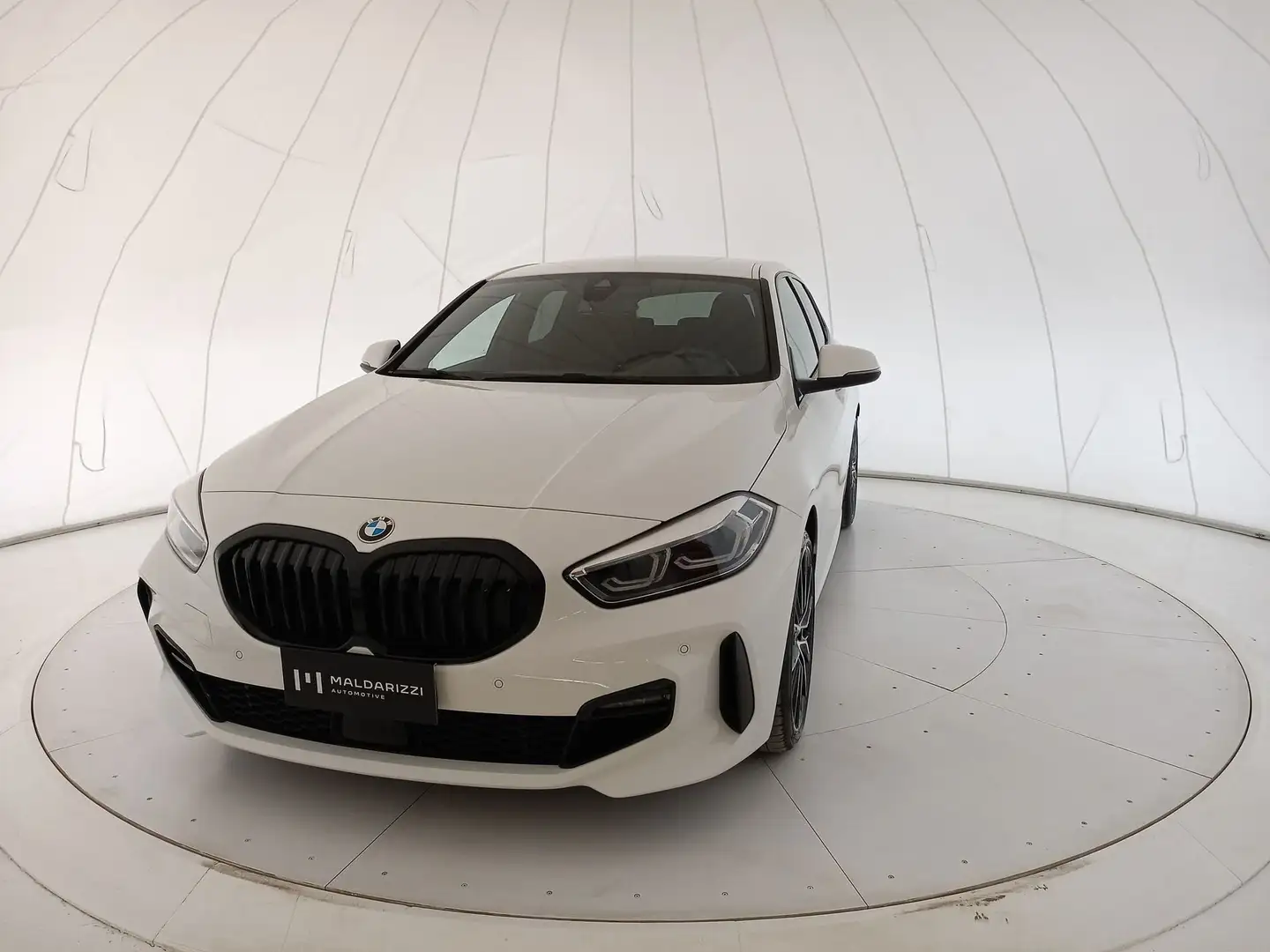 BMW 118 5P 118d 5 Porte Blanc - 1
