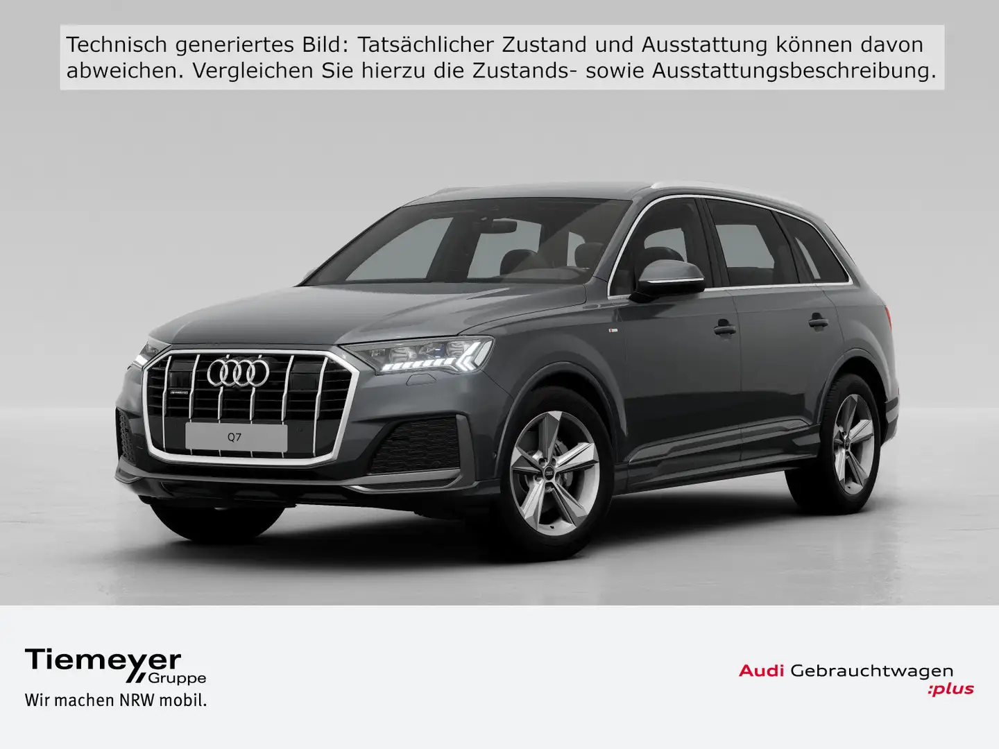 Audi Q7 50 TDI Q 2x S LINE HD-MATRIX ASSIST KAMERA AH Grau - 1
