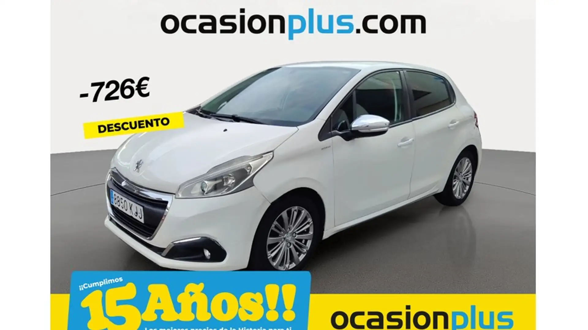 Peugeot 208 1.2 PureTech S&S Style 82 Blanc - 1