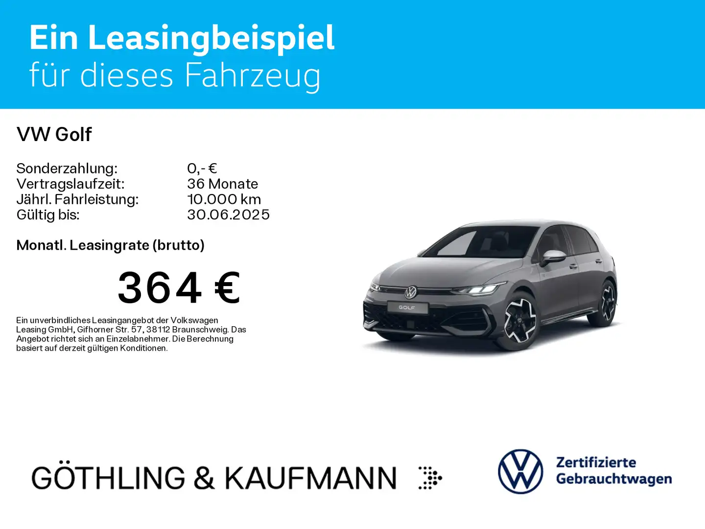 Volkswagen Golf R-Line 1.5 TSI 110kW 6-Gang*FaceLift*KAM*AP Grau - 2