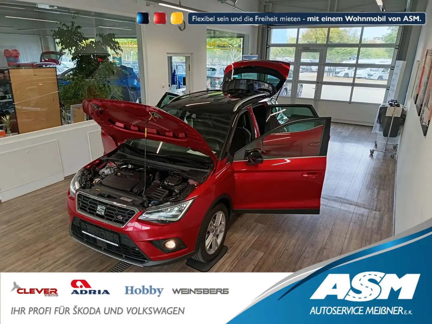 SEAT Arona 1,5TSI FR*AHK*NAVI*ACC*LED*BEATS*R-KAM*DAB Rot - 1