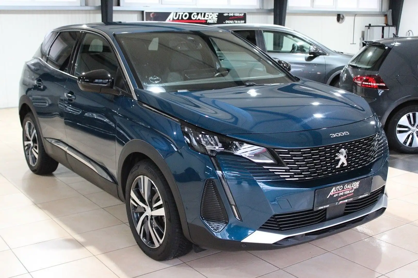 Peugeot 3008 Allure Pack*Allwetter*1.Hand*Tüv Neu*MwSt* Blau - 1