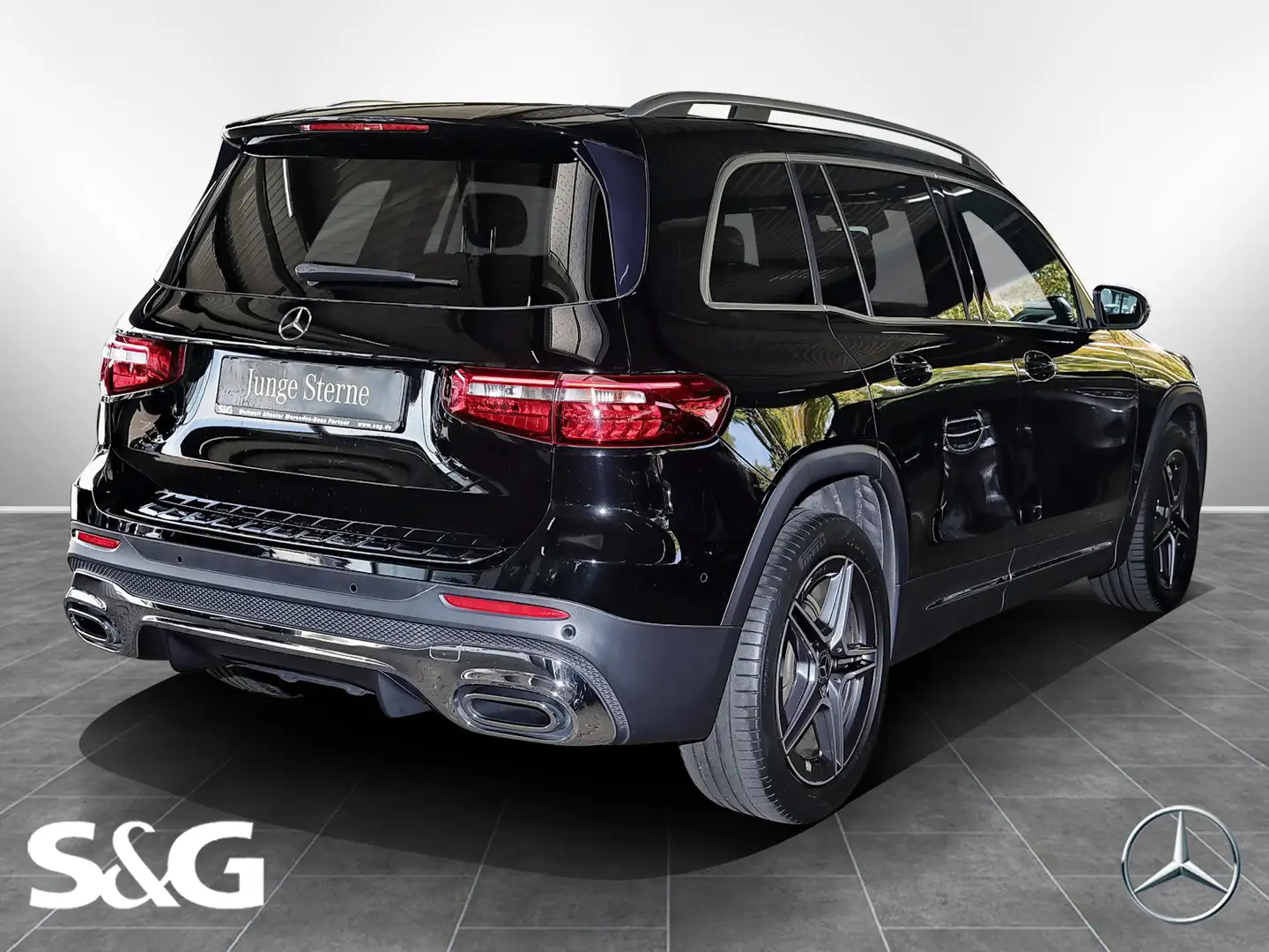 Mercedes-Benz GLB 220 d AMG AHK+CARPLAY+KAMERA+MBUX+19 ZOLL Schwarz - 2