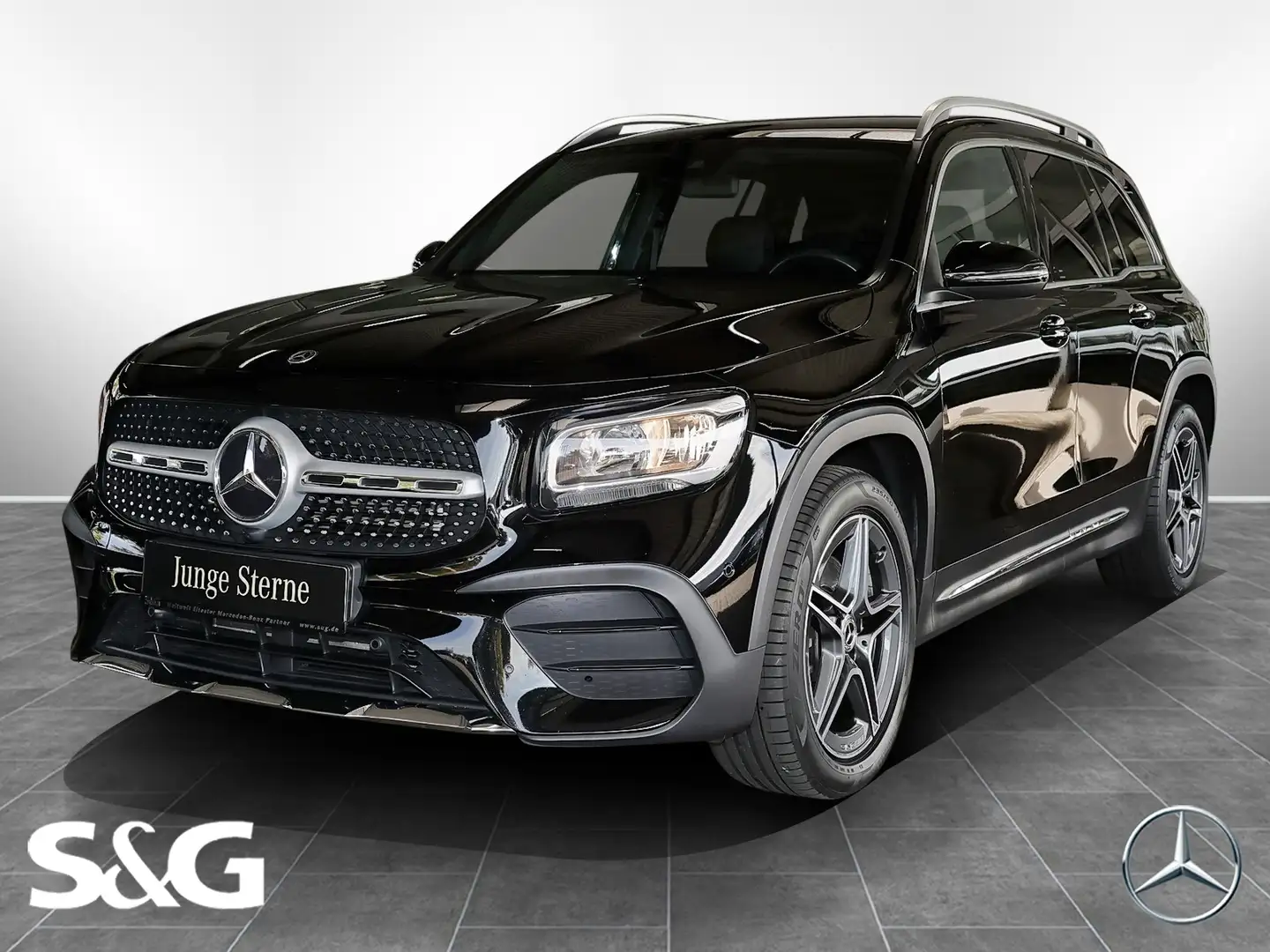 Mercedes-Benz GLB 220 d AMG AHK+CARPLAY+KAMERA+MBUX+19 ZOLL Schwarz - 1