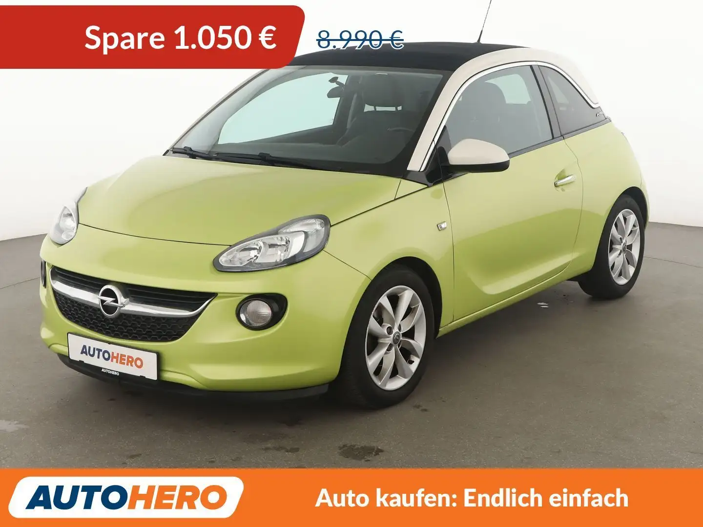 Opel Adam 1.4 Open Air*FALTDACH*PDC*KLIMA*TEMPO* Vert - 1