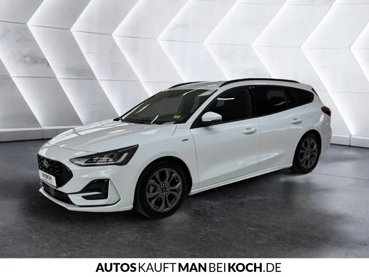 Ford Focus 1.0 EB ST-Line AT LED Navi SHZ ACC LHZ KAM Weiß - 2