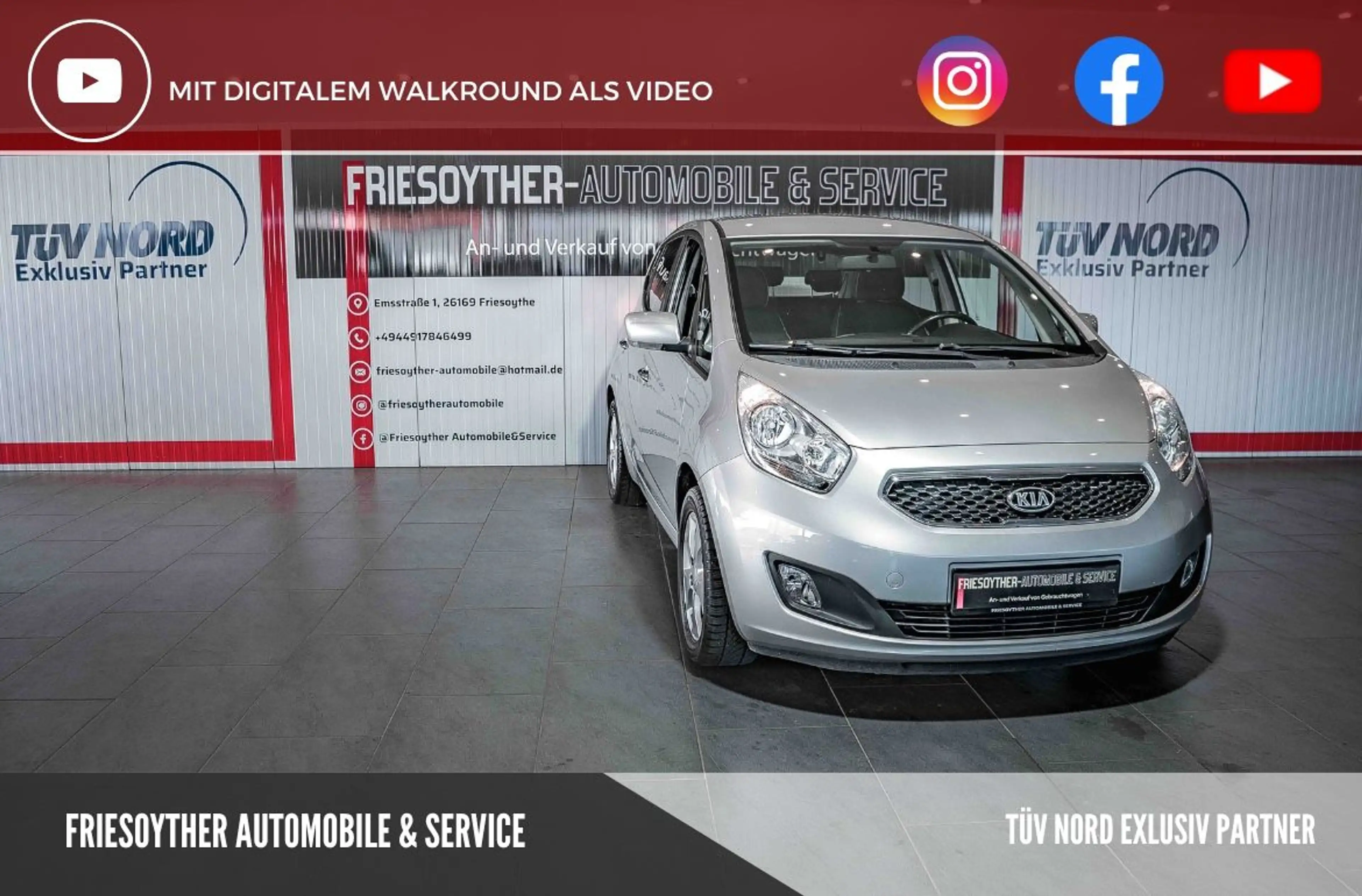 Kia Venga 1.4 Dream Team AHK Rückfahrkamera Navi