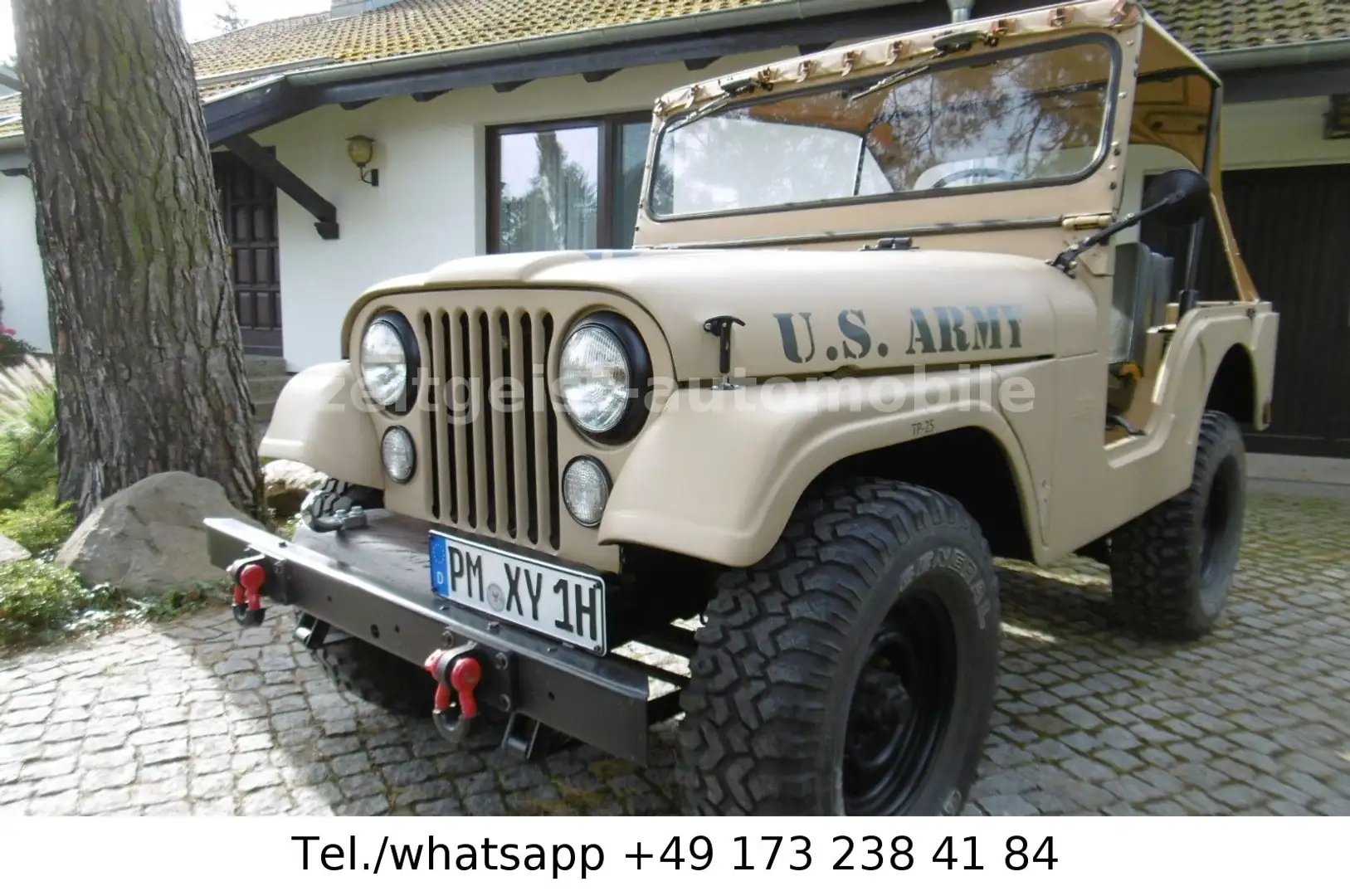 Jeep Willys M38A-1 (CJ5) NEUER MOTOR*TÜV NEU*H-KENNZ* Beige - 1