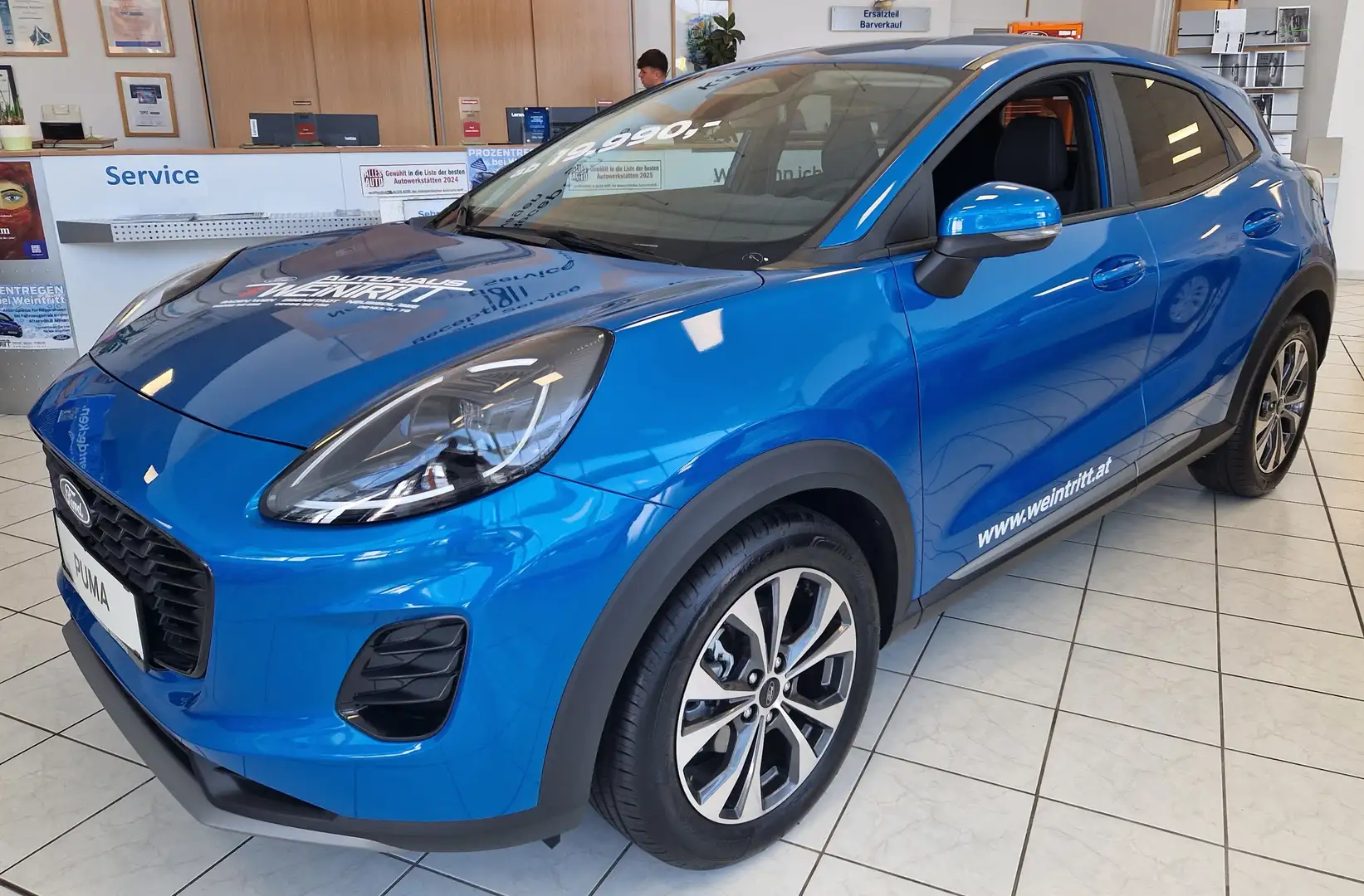 Ford Puma Titanium LP: € 30.050.- Blau - 1
