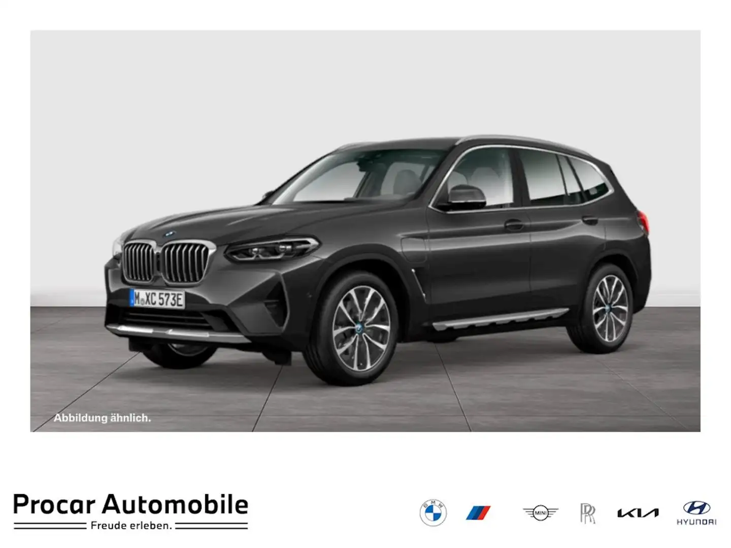 BMW X3 xDrive30e Anhängk. 360GradKam Hifi 19Zoll Grigio - 1