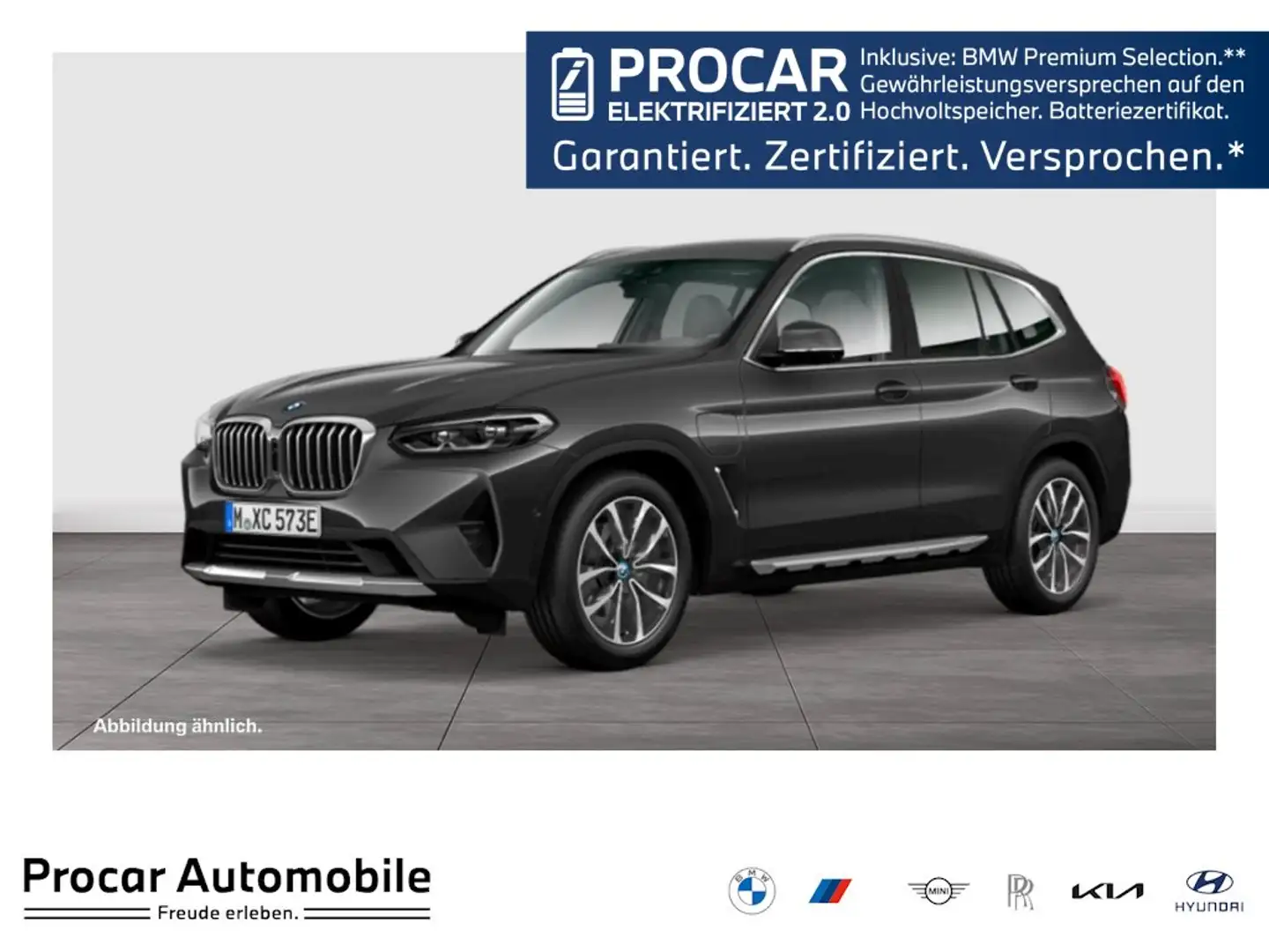 BMW X3 xDrive30e Anhängk. 360GradKam Hifi 19Zoll Grijs - 1