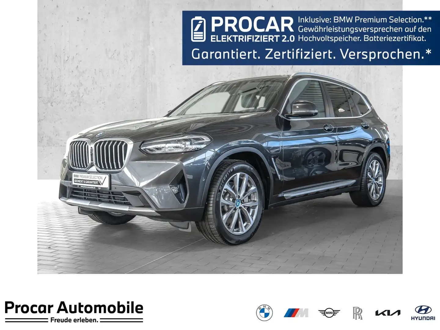 BMW X3 xDrive30e Anhängk. 360GradKam Hifi 19Zoll Gris - 1