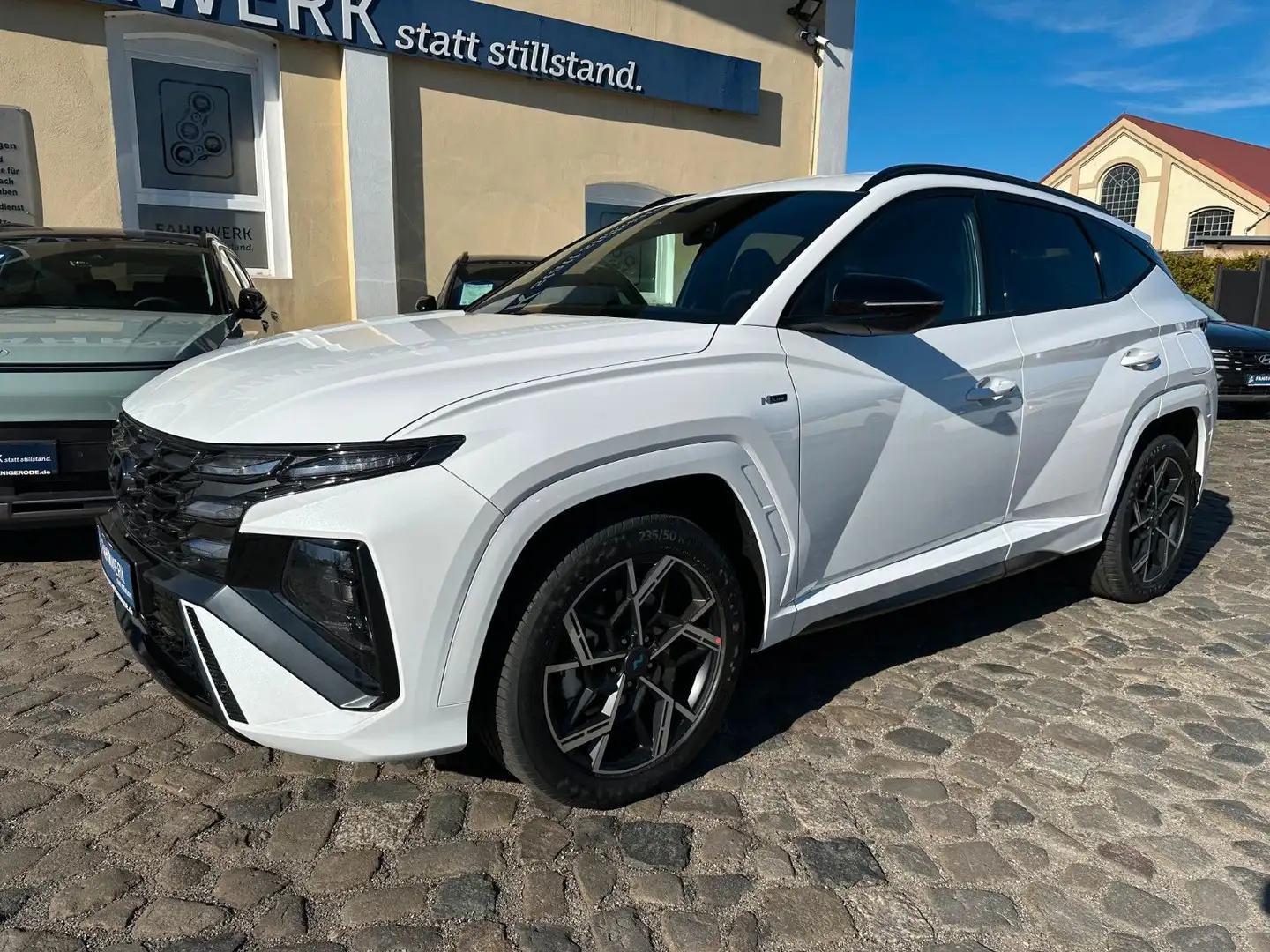 Hyundai TUCSON 1.6 T-GDI 48V N Line DCT neues Modell Weiß - 2
