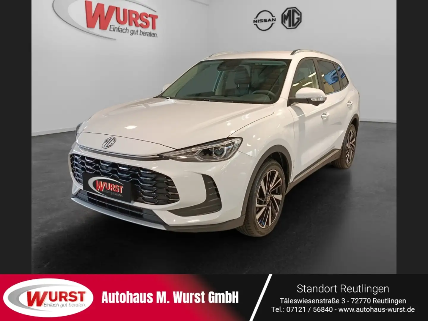 MG ZS Hybrid+ Luxury Winter-Paket AVM Navi Klima Kunstle Blanc - 1